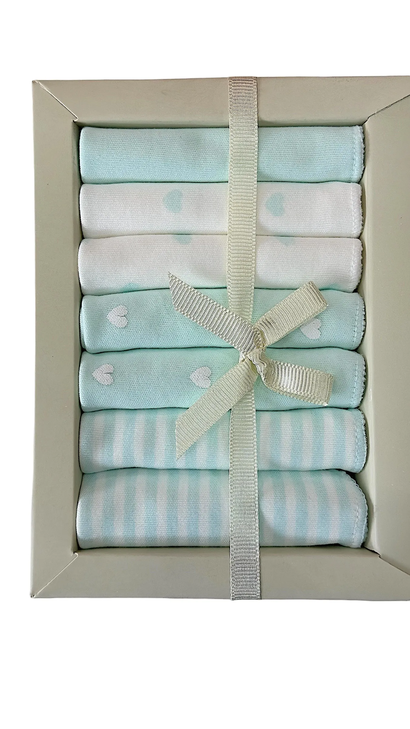 Caramel Love Face Cloths - Blue