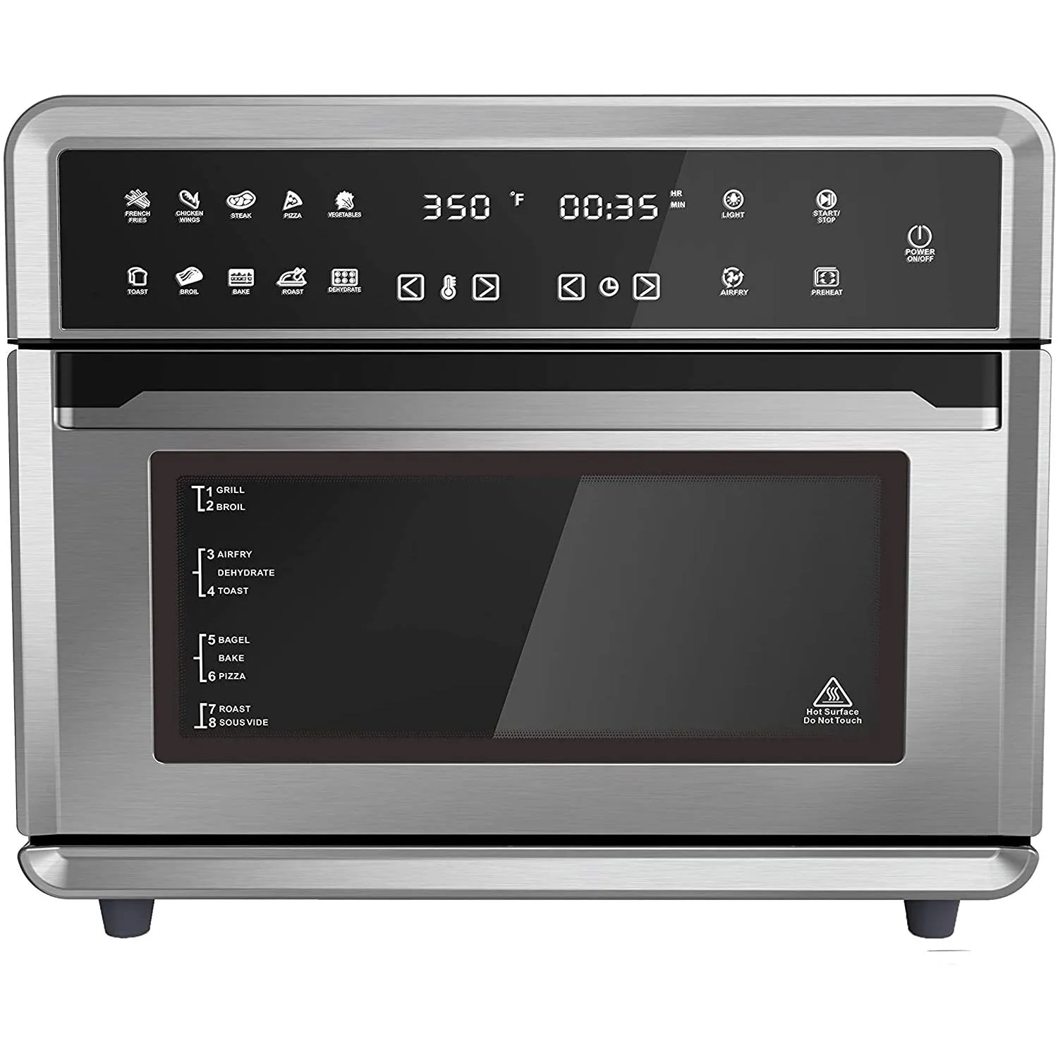 Caso Multi-Method Airfy Oven, Convection Cooker, Toaster - Stainless Steel (13180)