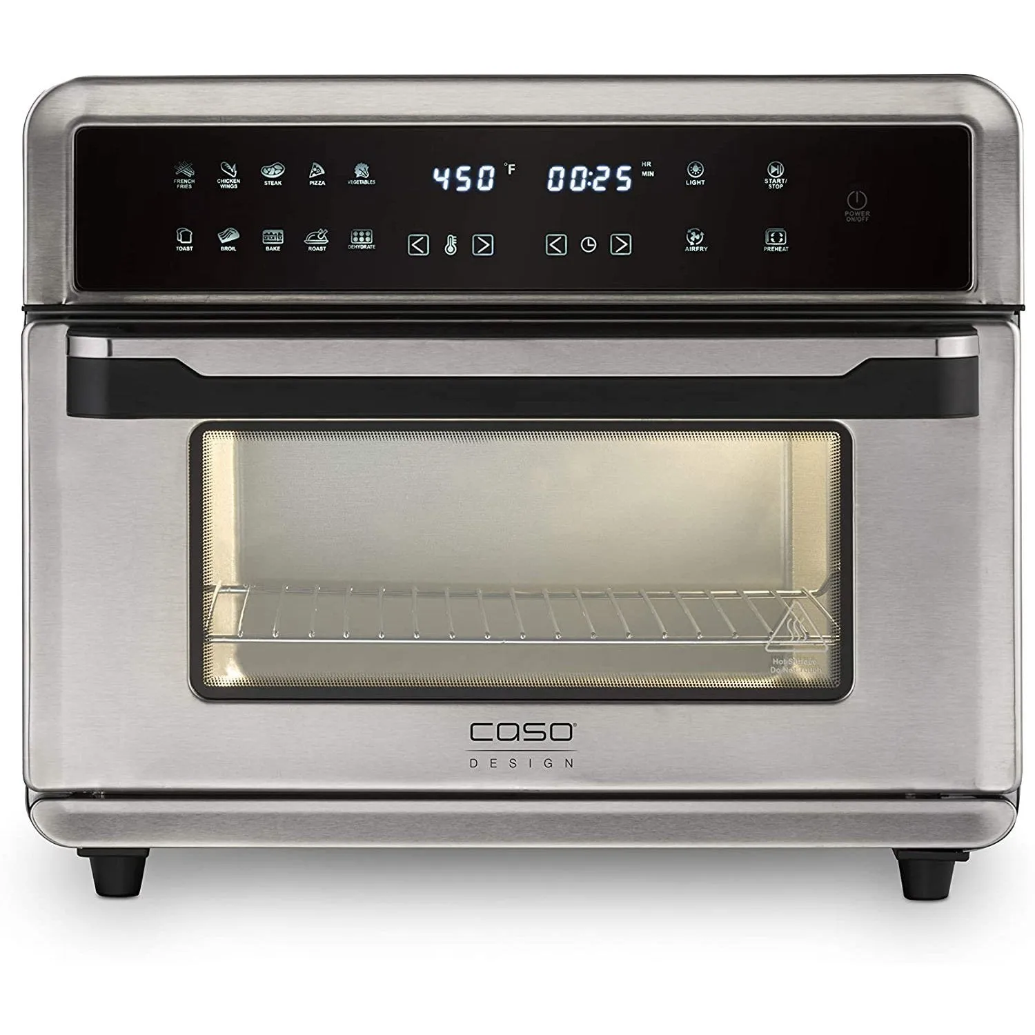 Caso Multi-Method Airfy Oven, Convection Cooker, Toaster - Stainless Steel (13180)