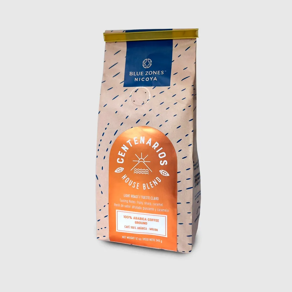 Centenarios Coffee 100% Nicoya Light Roast Ground 340G/12OZ