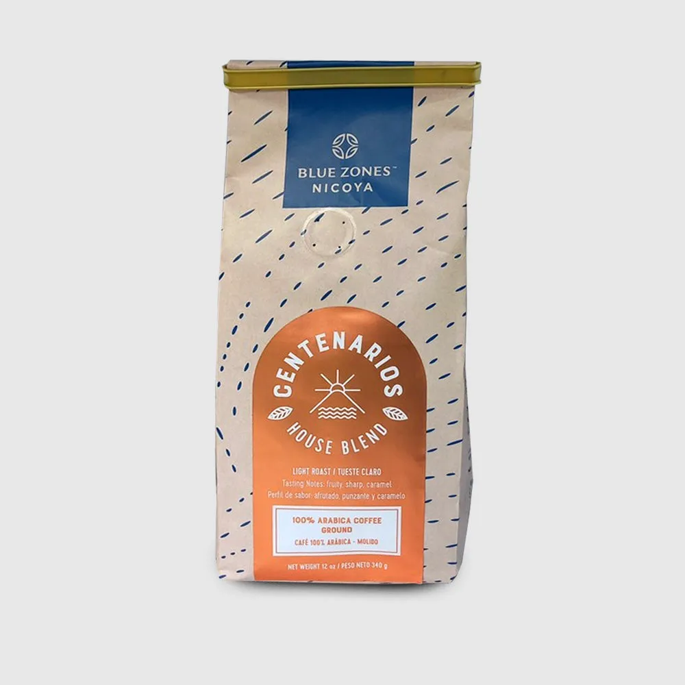 Centenarios Coffee 100% Nicoya Light Roast Ground 340G/12OZ