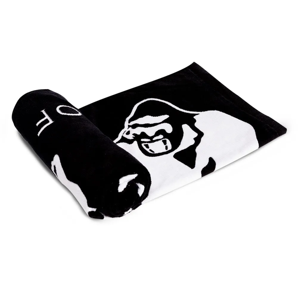 Classic Gym Towel - Black/White