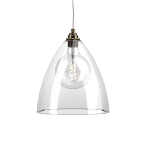 Clear Glass Pendant Light Ledbury