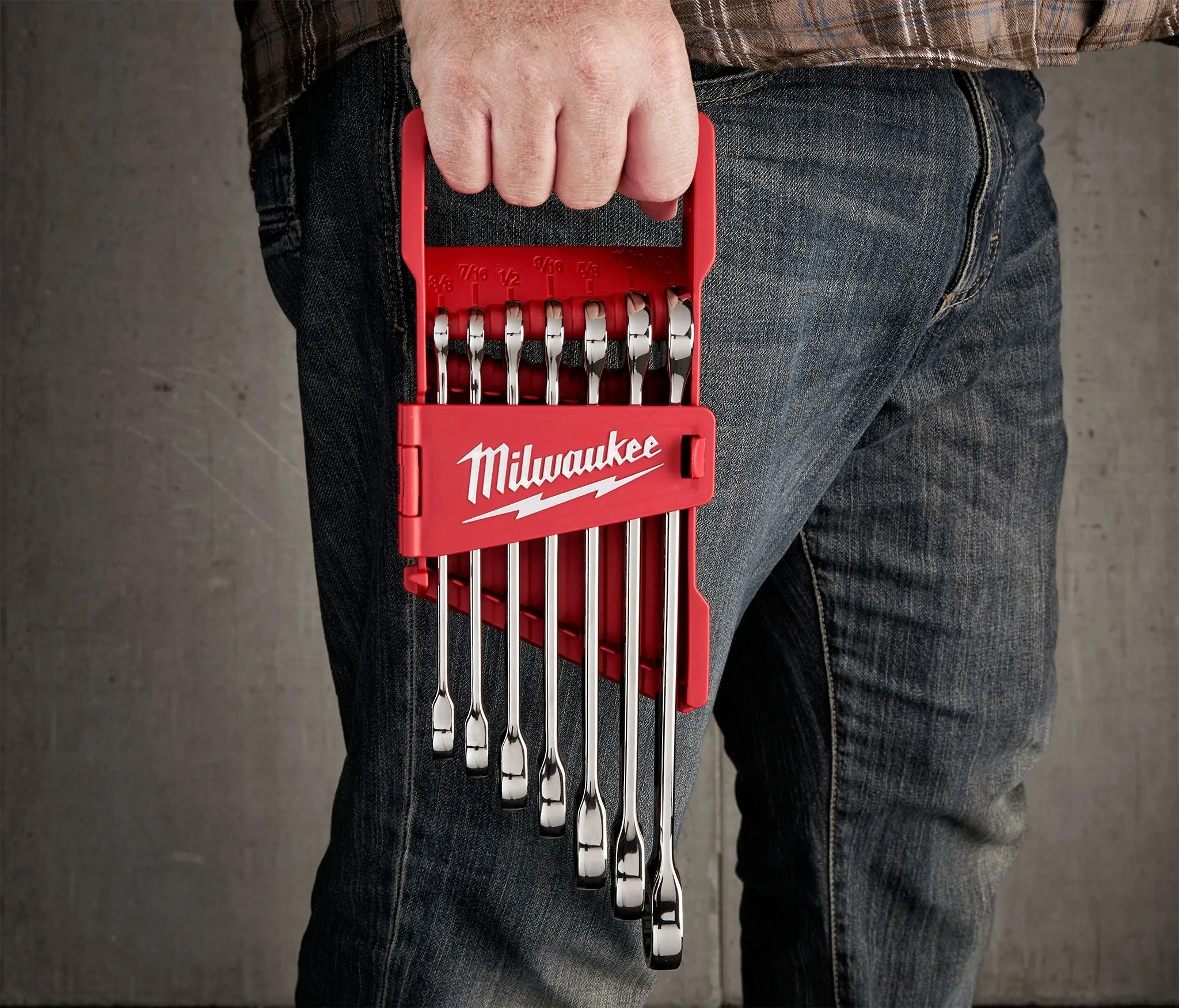 Combination Wrench - Milwaukee Ratcheting Combination Wrench Set - 7pc, 48-22-9406