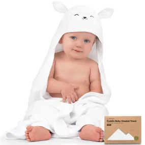 Cuddle Baby Hooded Towel (Lamb, Petite)