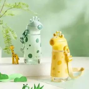 Cute Giraffe Tritan Water Bottle (450 ml)