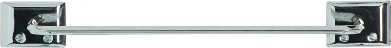 Decko 38120 Towel Bar, 12 in L Rod, Steel, Chrome, Surface :CD: QUANTITY: 1