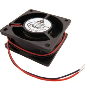 Delta Electronics 60mm x 60mm x 25mm 12VDC 0.25A Brushless Fan DFB0612HH