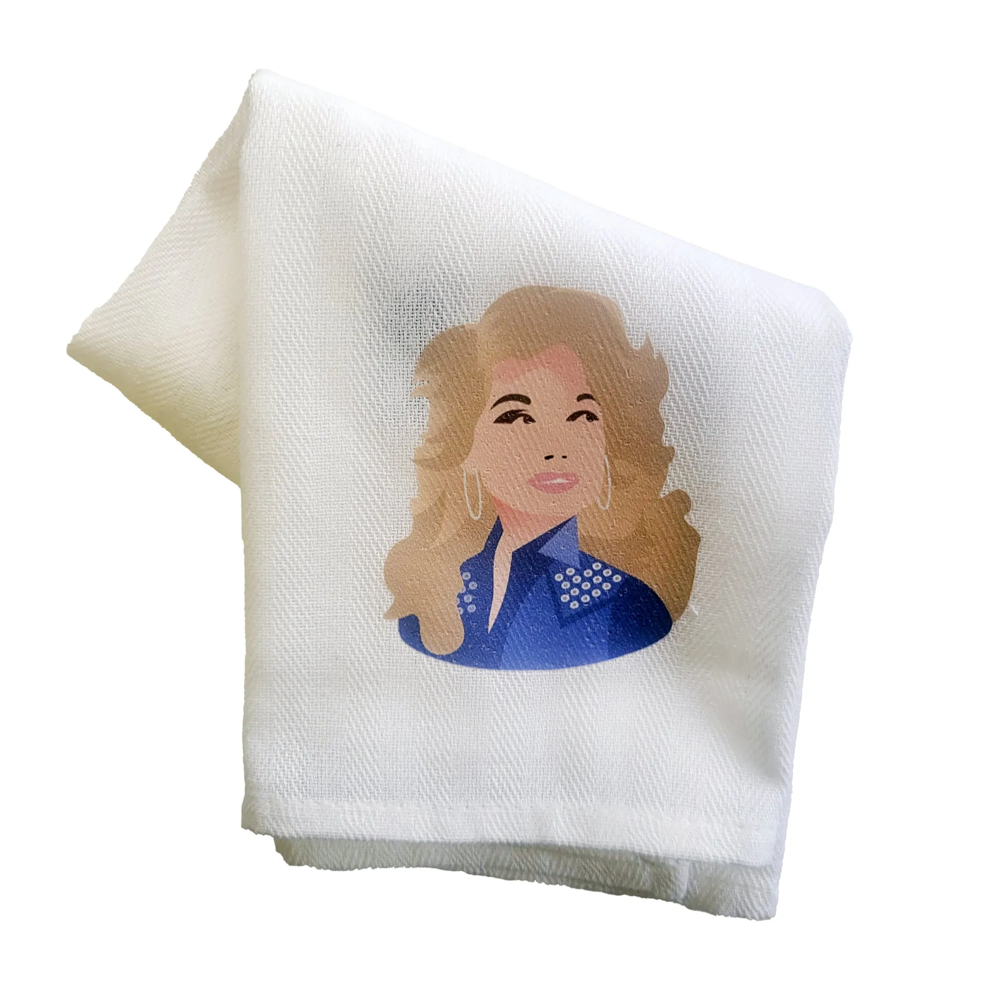 Dolly Parton Tea Towel