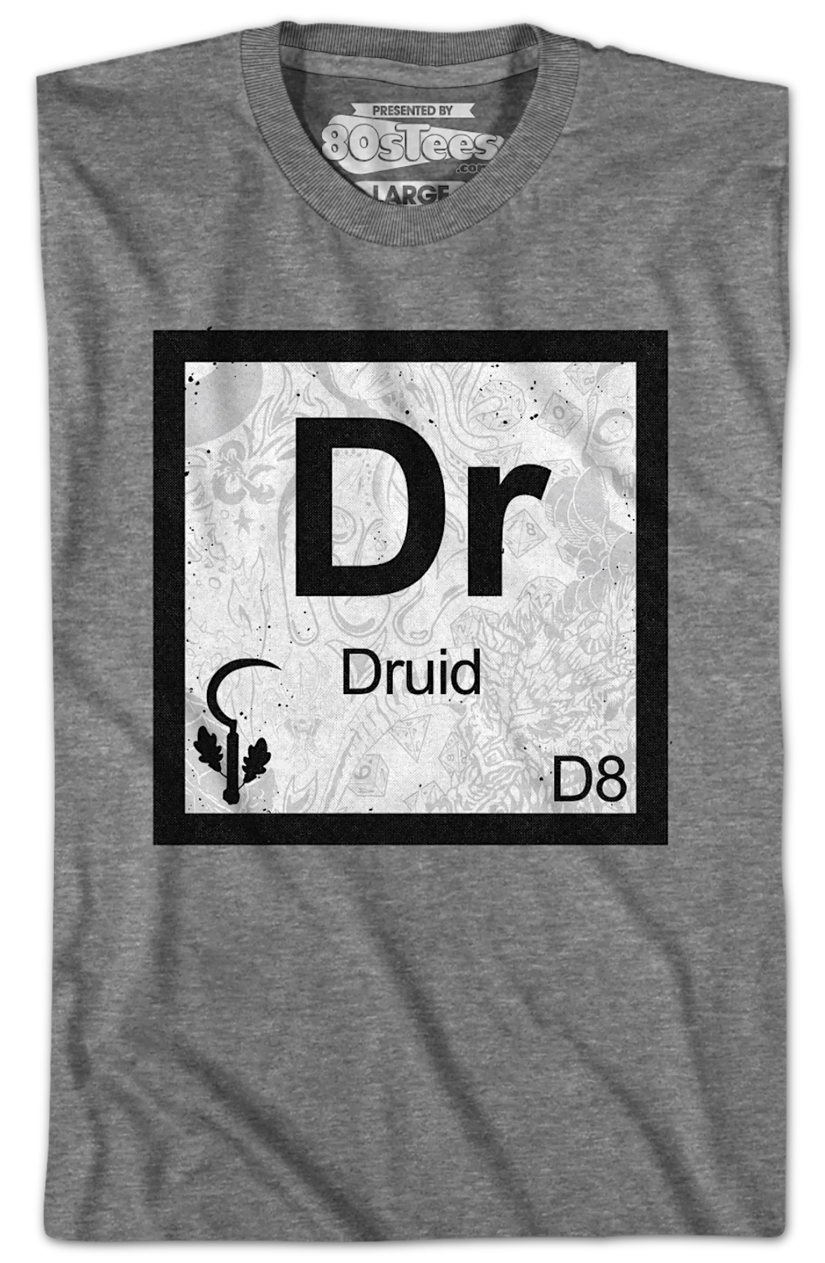 Druid Element Symbol Dungeons & Dragons T-Shirt