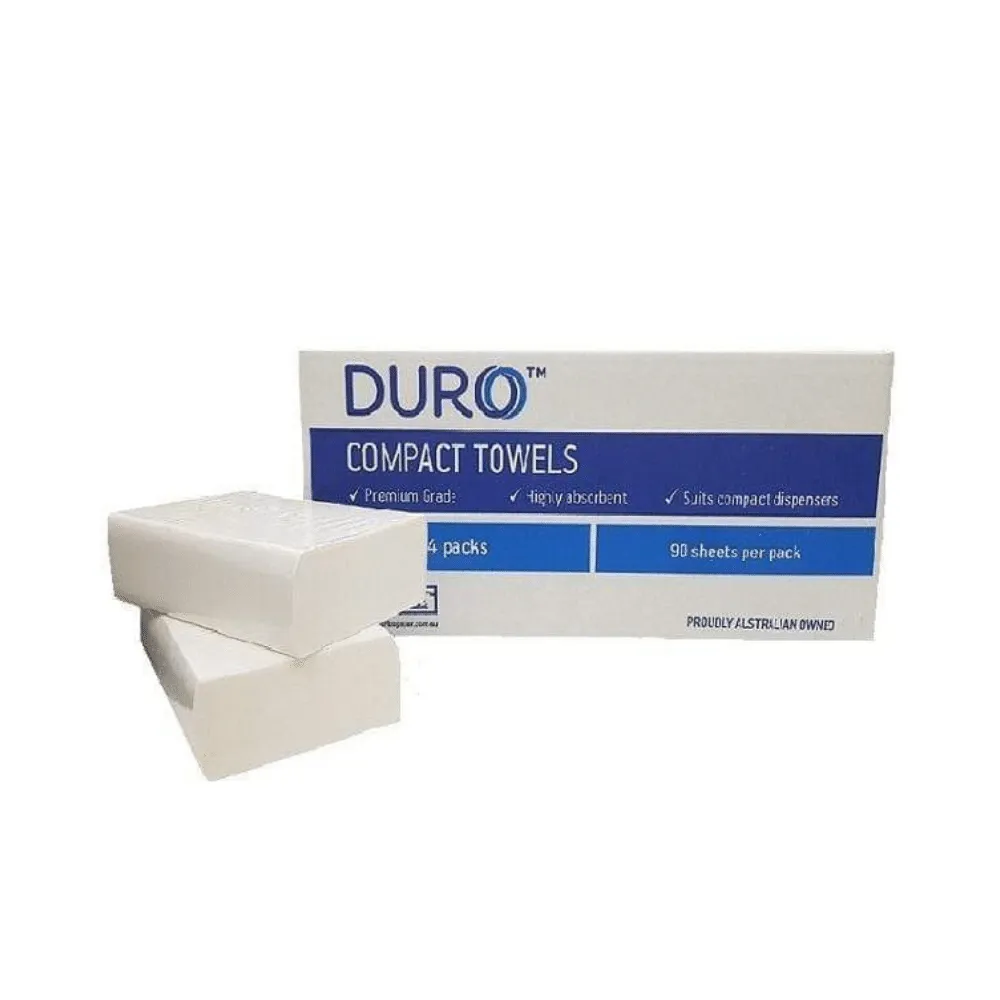 Duro Compact Interleaved Towel 120 Sheet x 20 Packets