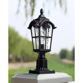 Dusk to Dawn Outdoor Post Light with Pier Mount Base-HOPL01A