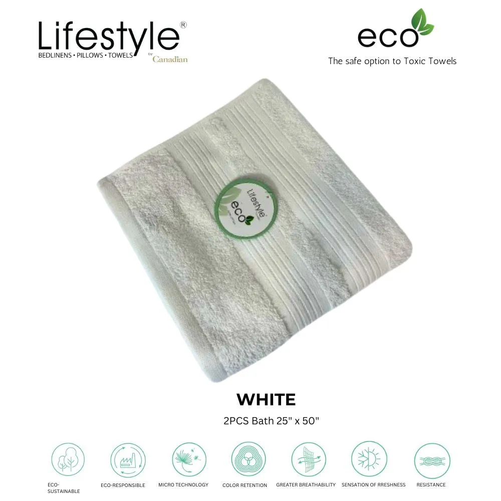 Eco-Friendly Cotton Towel Lifestyle by Canadian #288