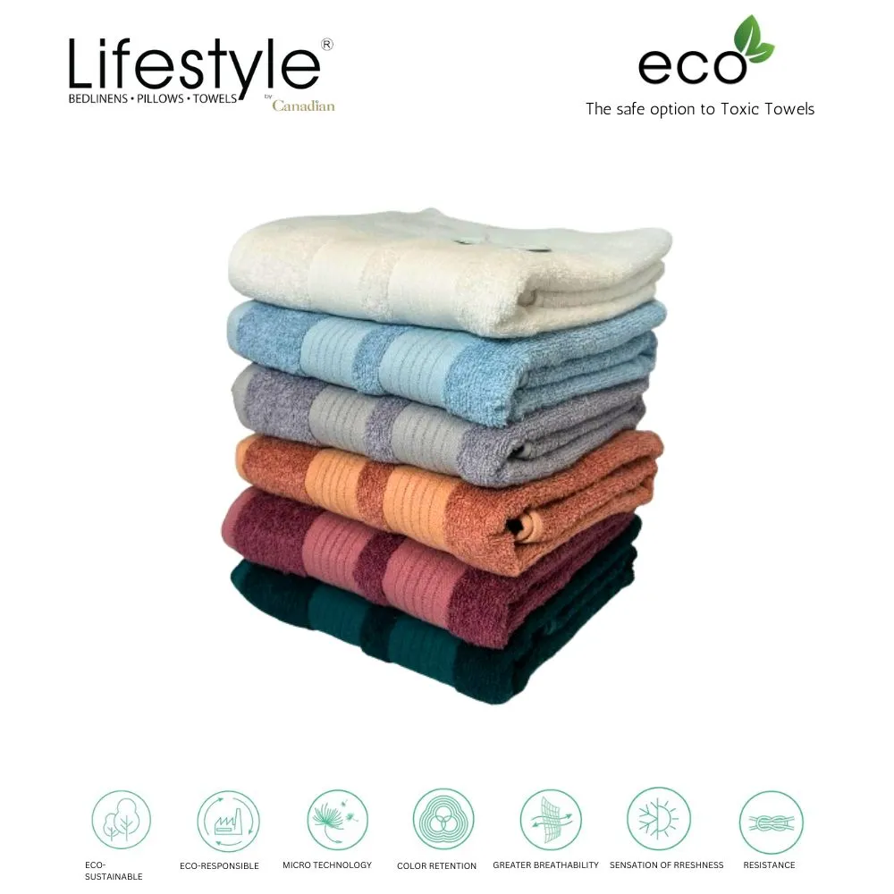 Eco-Friendly Cotton Towel Lifestyle by Canadian #288