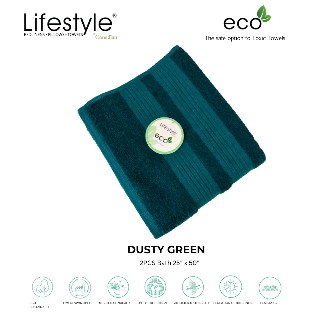 Eco-Friendly Cotton Towel Lifestyle by Canadian #288