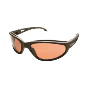 Edge TSM215 Polarized Safety Glasses, Unisex, Polycarbonate Lens, Full Frame, Nylon Frame, Black Frame