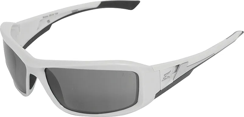 Edge XB146 Non-Polarized Safety Glasses, Unisex, Polycarbonate Lens, Full Frame, Nylon Frame, White Frame :EA: QUANTITY: 1