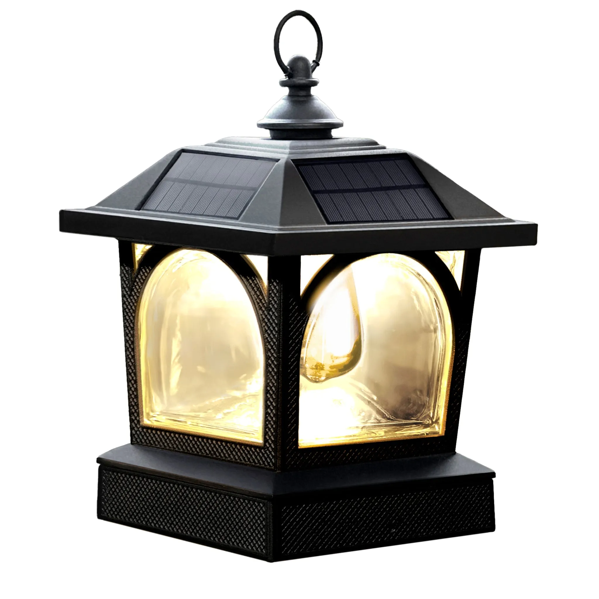 Edison Solar Table Lantern/Post Cap