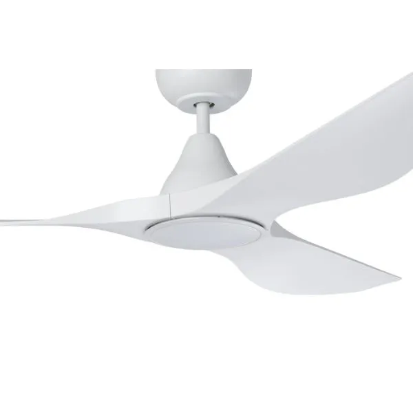 Eglo Surf 52in 132cm Ceiling Fan with 20W LED CCT Light - White