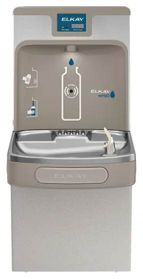 Elkay EZH2O Series LZS8WSLP Bottle Filling Station and Cooler, 8 gph Cooler, Light Gray :EA: QUANTITY: 1