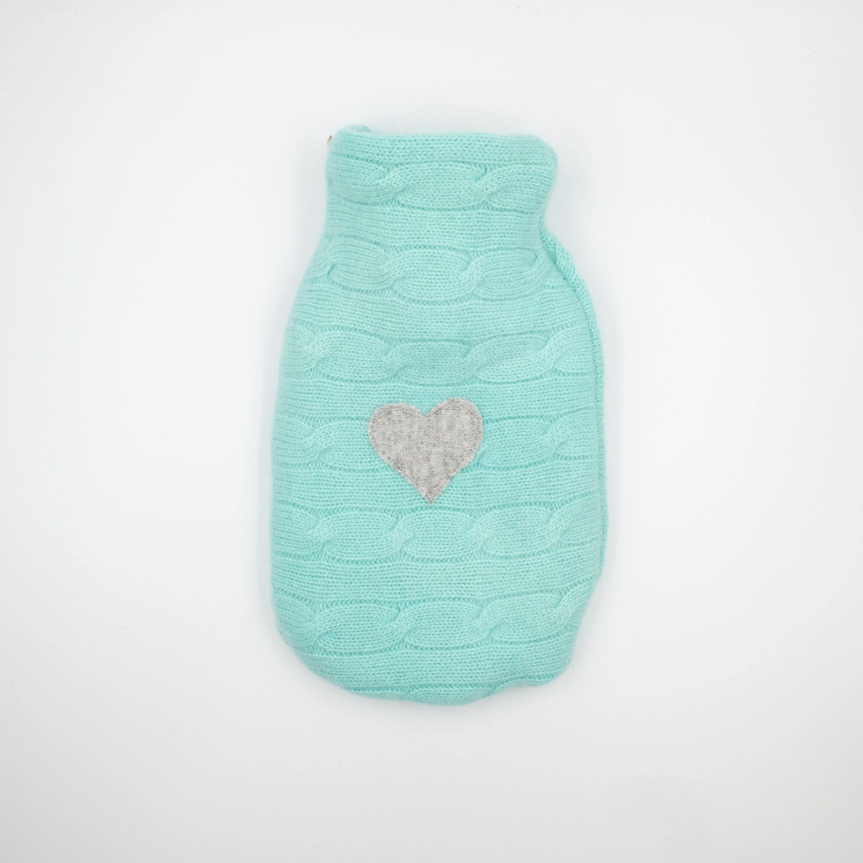 Estuary Green Cashmere Small Hot Water Bottle