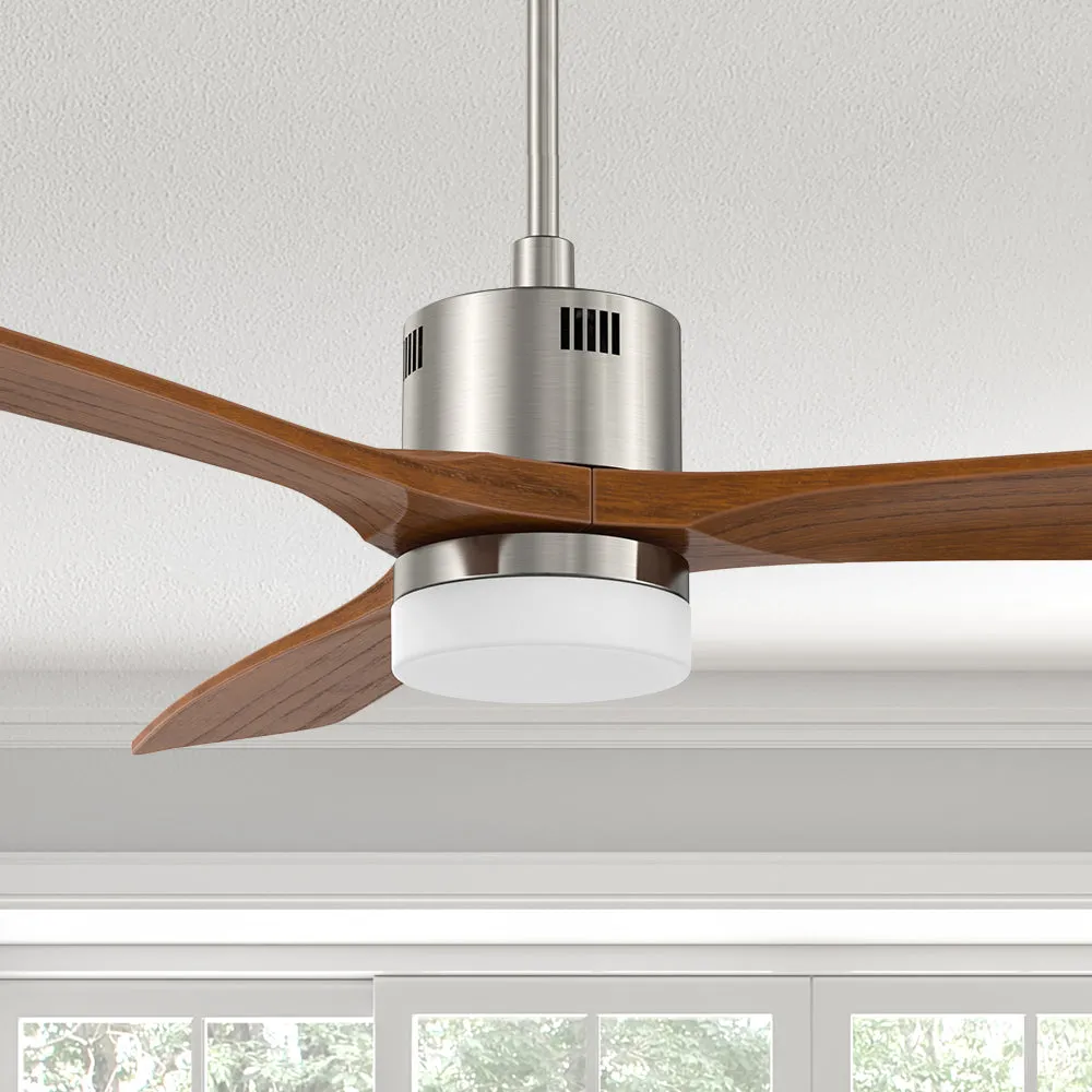 Eton Outdoor Ceiling Fan with Dimmable LED Light Remote 52"-Smart