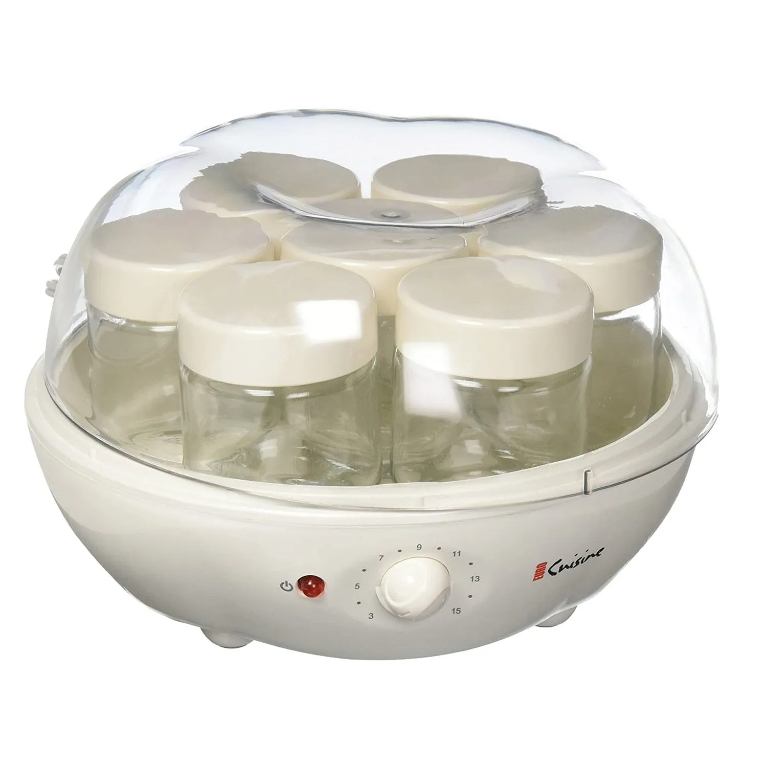 Euro Cuisine 9" Automatic Yogurt Maker, white