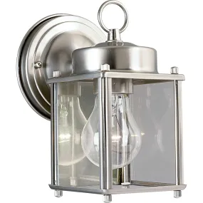 Flat Glass Lantern 1-Light Wall Lantern