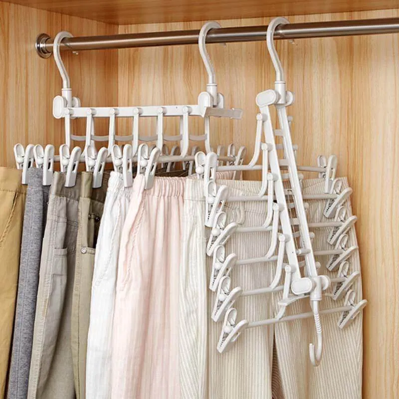 Foldable Non Slip Easy Storage Smart Clothes Hanger