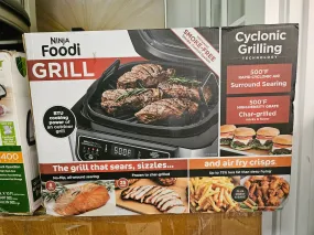 Foodi Grill 4 In 1 Indoor Grill & Air Fryer- Includes Recipe Book