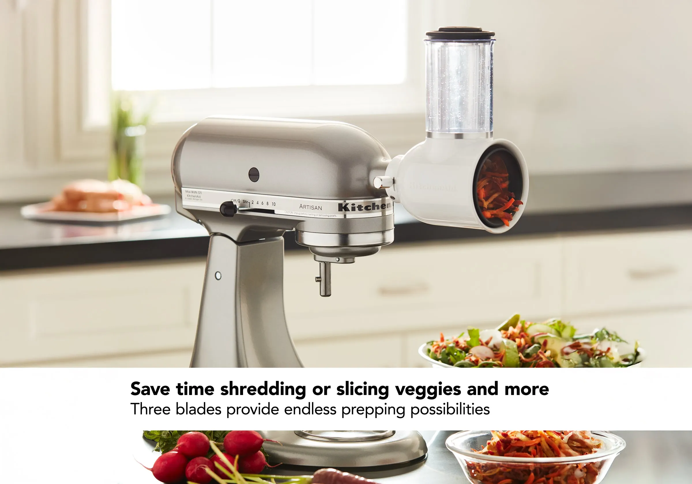 Fresh Prep Slicer & Shredder Attachment 5KSMVSA