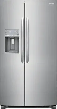 Frigidaire Gallery GRSS2652AF 25.6 Cu. Ft. 36" Standard Depth Side by Side Refrigerator in Stainless Steel