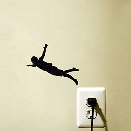 GADGETS WRAP Black Creative Extreme Sport DIY Wall Sticker Vinyl Wall Decal Decoration Sticker