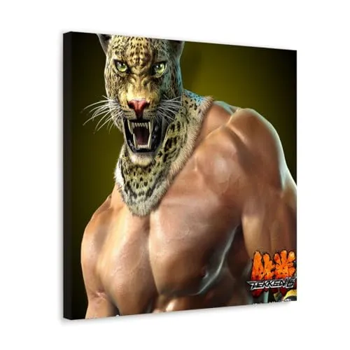 GADGETS WRAP Canvas Gallery Wrap Framed for Home Office Studio Living Room Decoration (10x10inch) - Tekken 6 Kin 73089