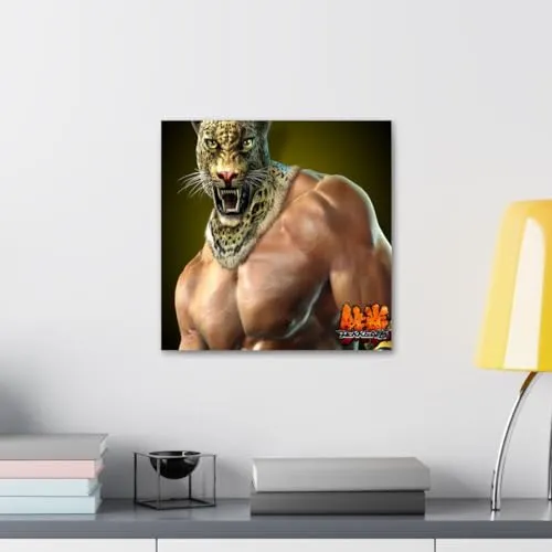 GADGETS WRAP Canvas Gallery Wrap Framed for Home Office Studio Living Room Decoration (10x10inch) - Tekken 6 Kin 73089