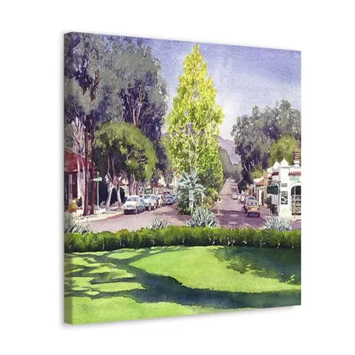 GADGETS WRAP Canvas Gallery Wrap Framed for Home Office Studio Living Room Decoration (10x10inch) - Village Of Rancho Santa Fe