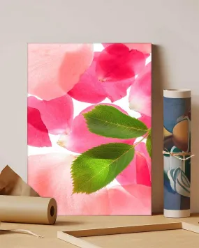 GADGETS WRAP Canvas Gallery Wrap Framed for Home Office Studio Living Room Decoration (11x14inch) - Rose Painting