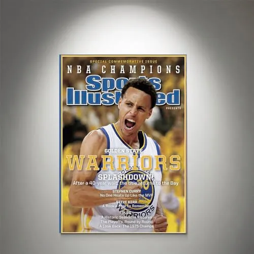 GADGETS WRAP Canvas Gallery Wrap Framed for Home Office Studio Living Room Decoration (11x14inch) - Splashdown Golden State Warriors