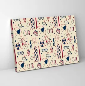 GADGETS WRAP Canvas Gallery Wrap Framed for Home Office Studio Living Room Decoration (11x9inch) - Cool Things Pattern