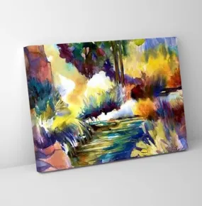 GADGETS WRAP Canvas Gallery Wrap Framed for Home Office Studio Living Room Decoration (11x9inch) - Gods Soft EdgesII Sold