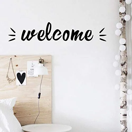 Gadgets WRAP ''Welcome'' Wall Sticker Home Decor Vinyl Wall Decal Decoration Sticker