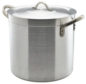 Genware 709-36 Deep Stockpot & Lid 36cm 32 Litre