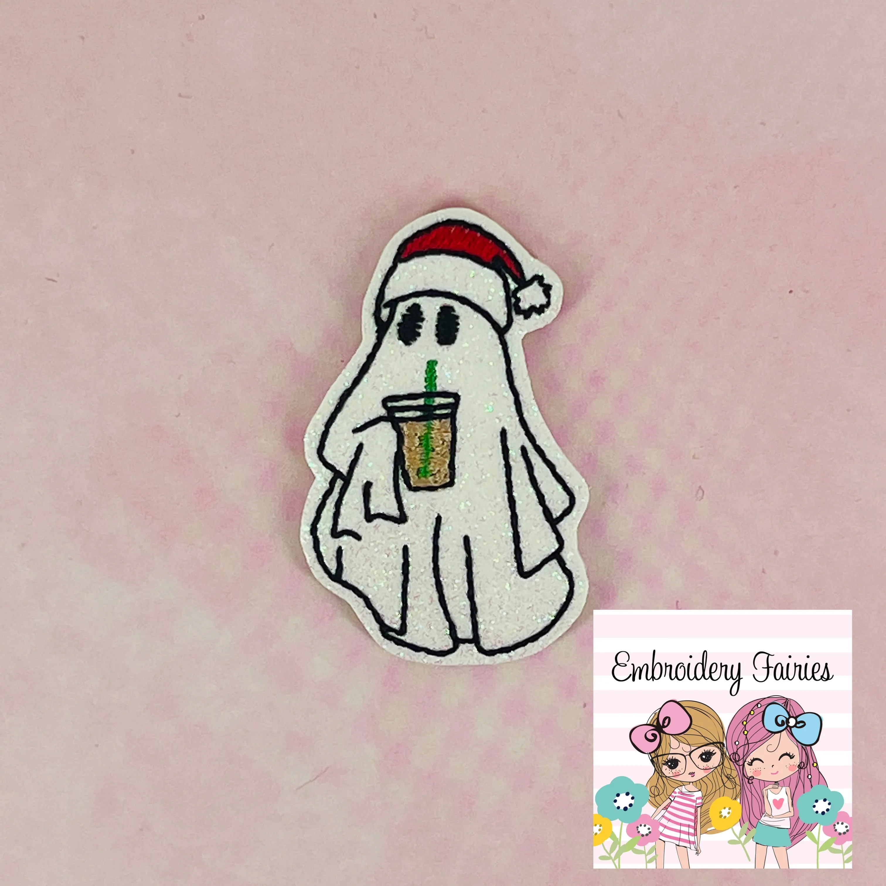 Ghost Santa Feltie Design