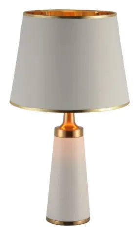 Graceful Glow White Table Desk Lamp (T8050)