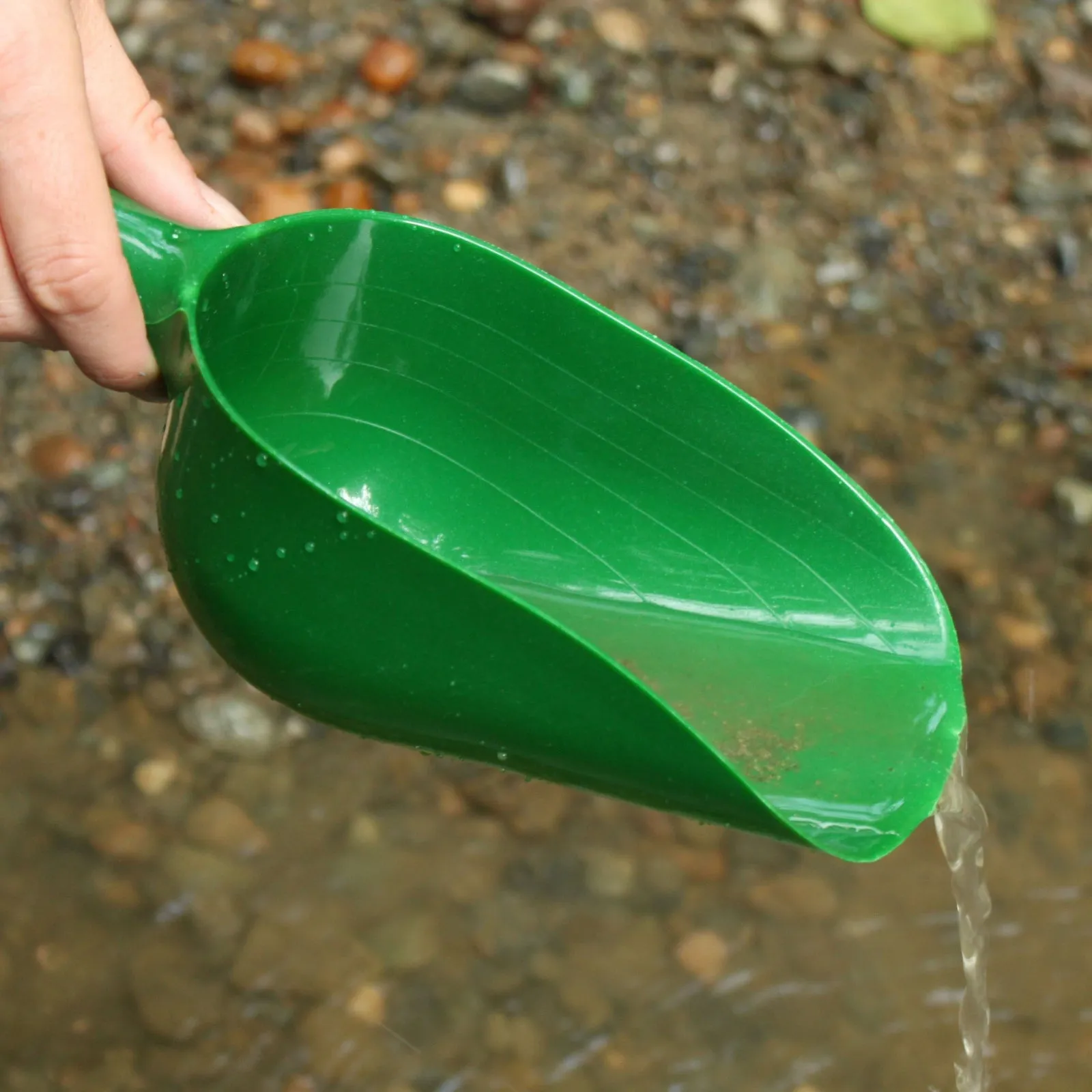 Green Gold Rush Lightweight Hand Scoop Trowel Gold Prospecting Equipment