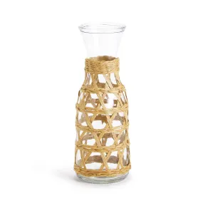 Hand-Woven Lattice Carafe