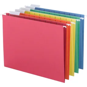 Hanging File Folder, Letter Size, 1/5 Cut, 25/Box