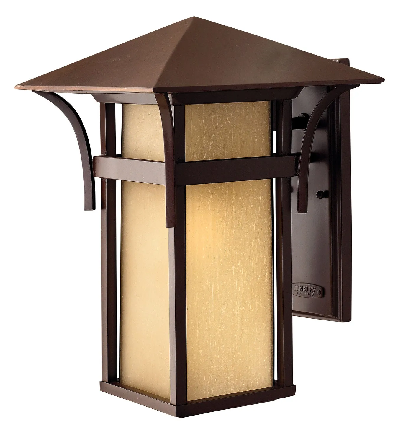 Harbor Large Outdoor Wall Mount Lantern in Anchor Bronze