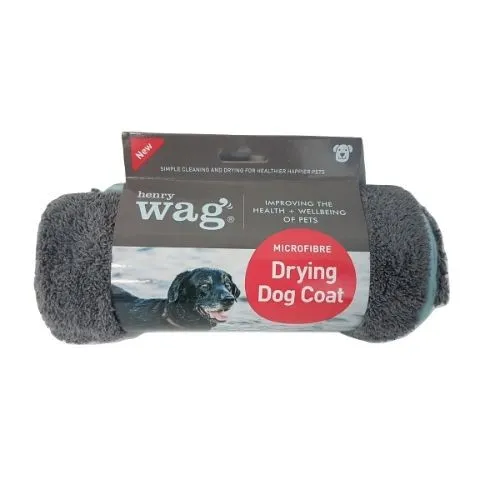 Henry Wag Drying Coat M 45cm Grey