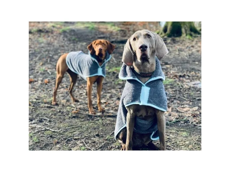 Henry Wag Drying Coat M 45cm Grey